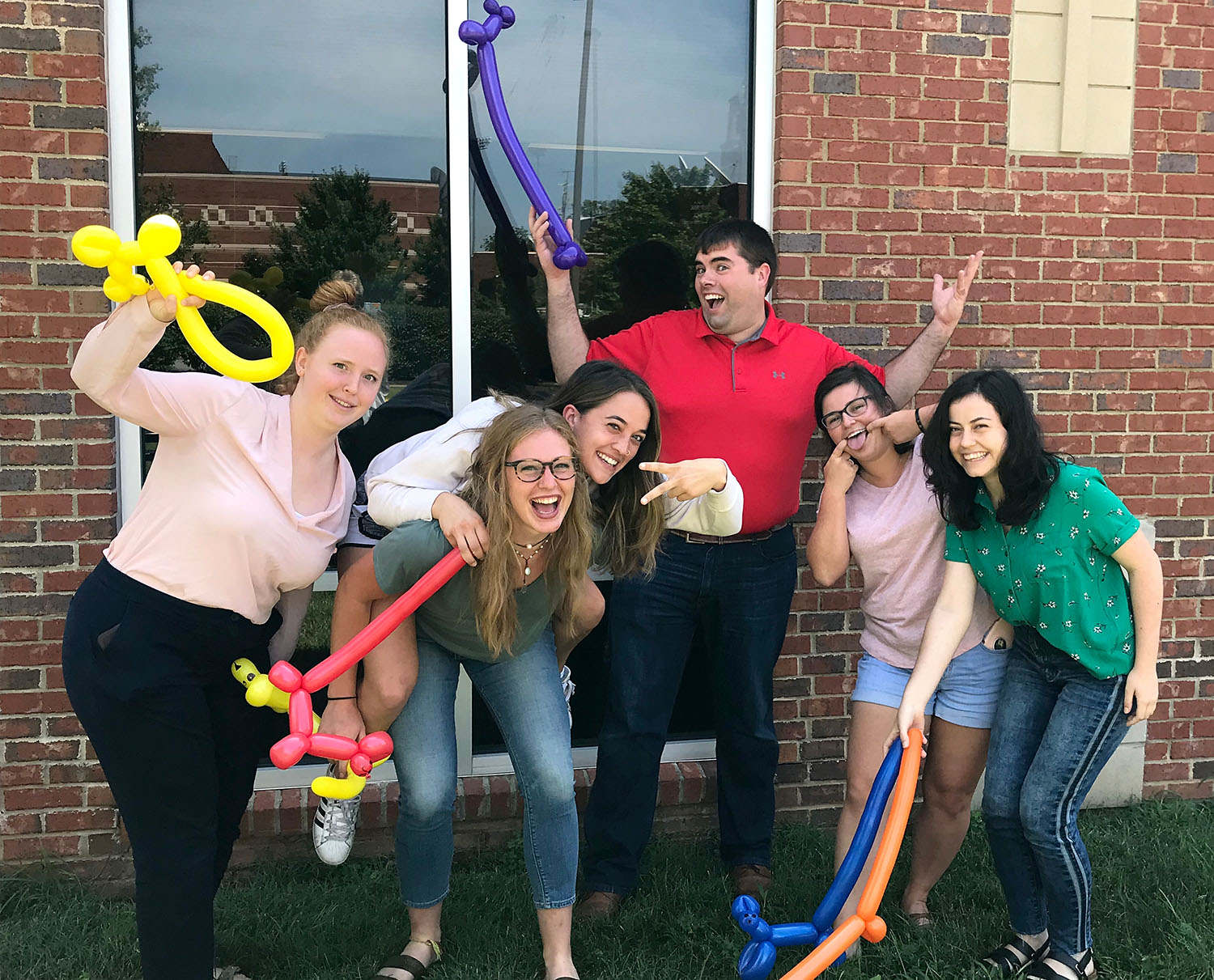 I used my skills in balloon art to facilitate a leadership lesson during a Cherry Creative editorial board retreat.