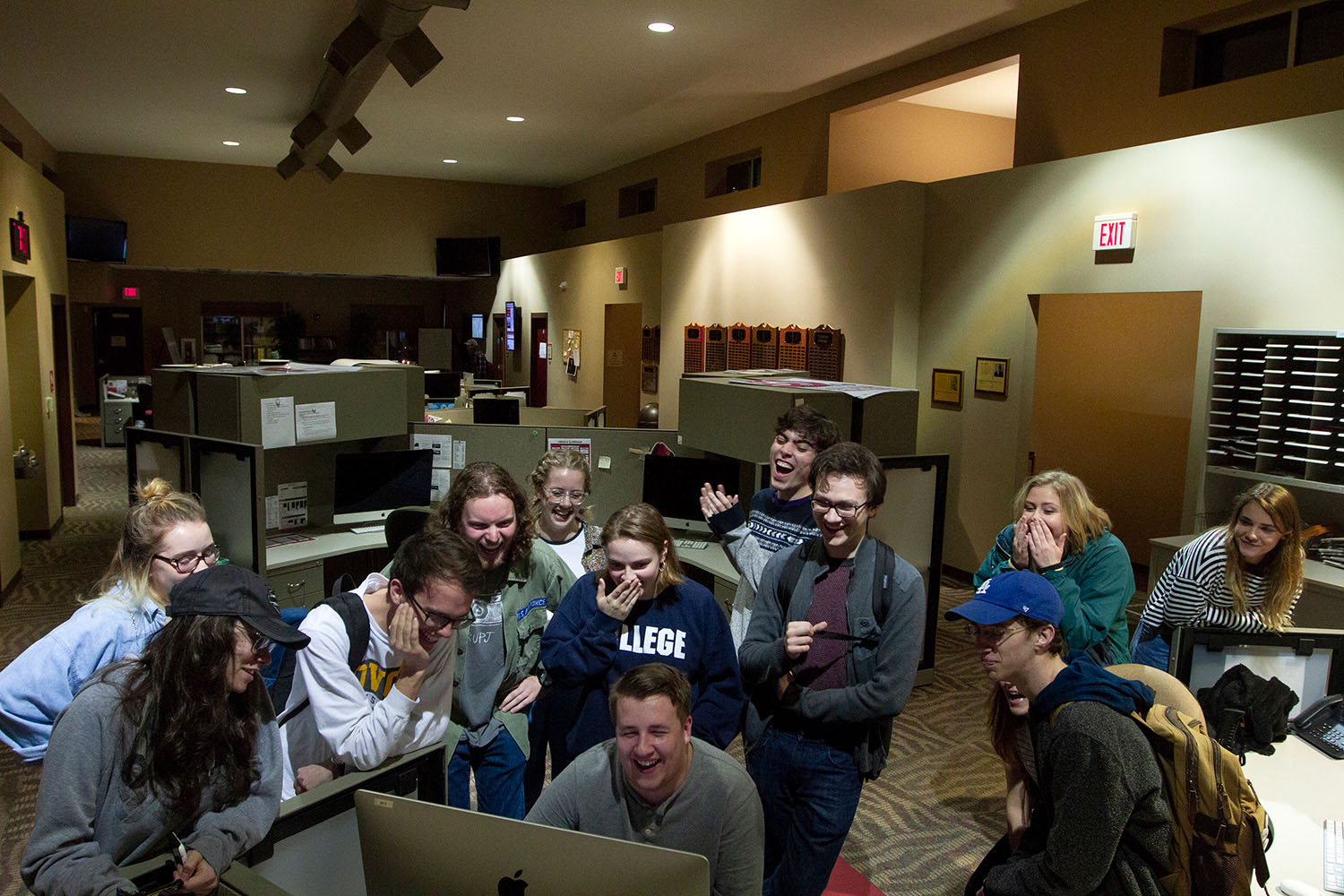 I work with editors to make the office an inviting environment for meetings and other work.