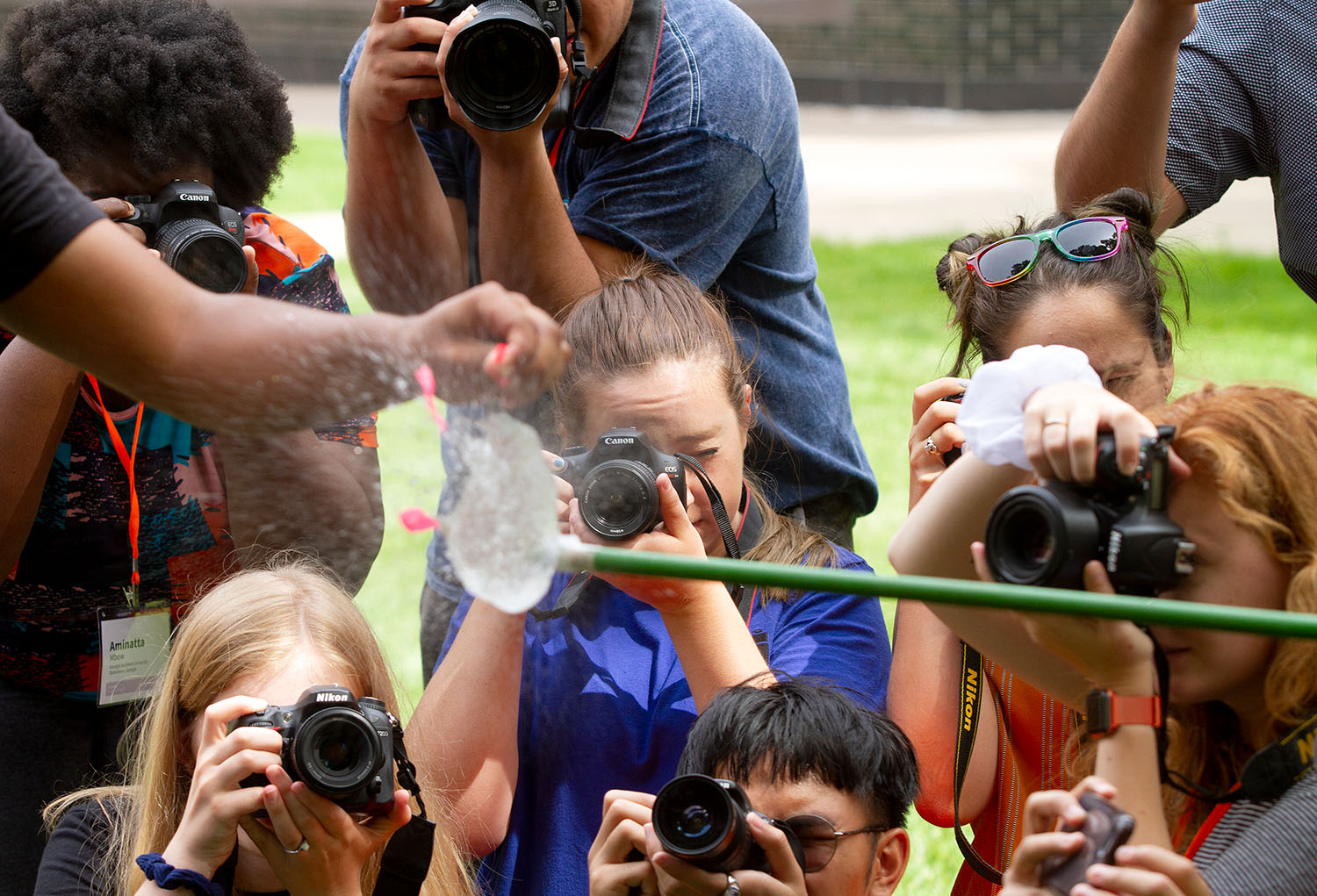 I’ve co-taught the visual storytelling track of the College Media Mega Workshop during two summers.