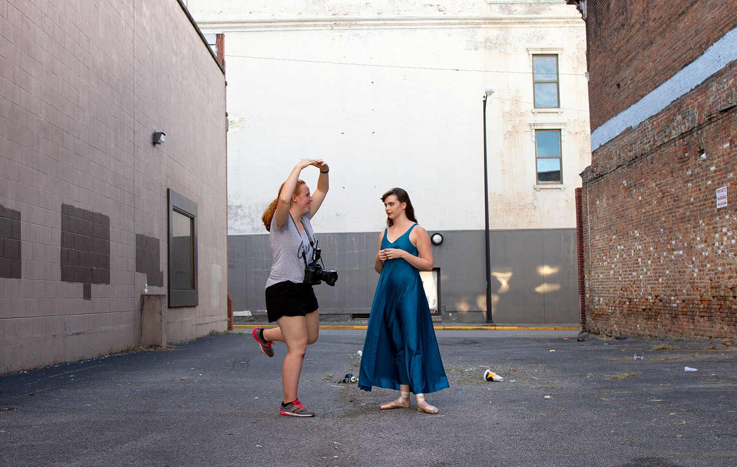 I assisted the Cherry Creative photo editor with a cover shoot for Cherry Creative’s first special section after helping her scout for locations.